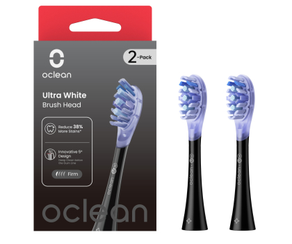 Końcówka do szczoteczek Oclean Końcówki Ultra White UW01 czarny 2 szt.